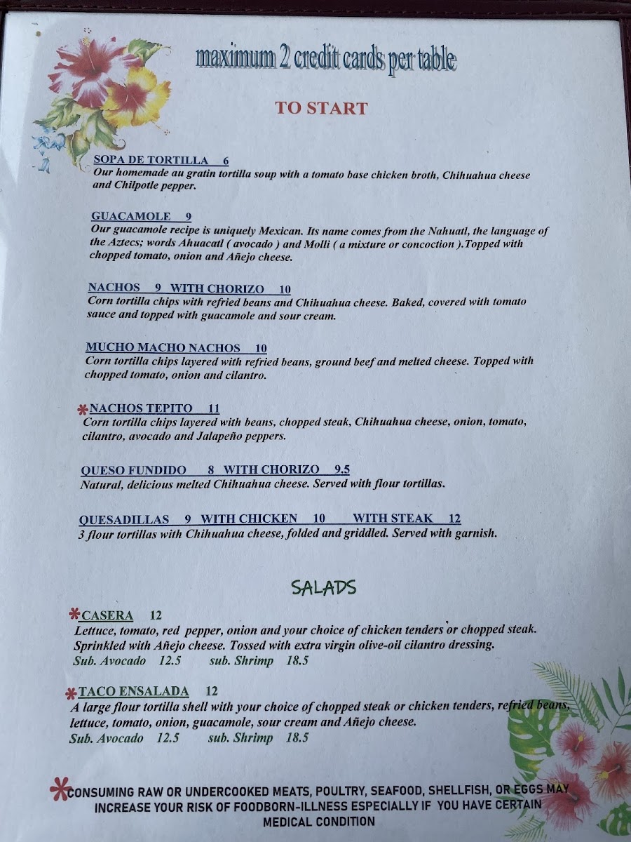 Las Mañanitas Restaurant Menu - Image 2